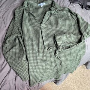 Green flannel